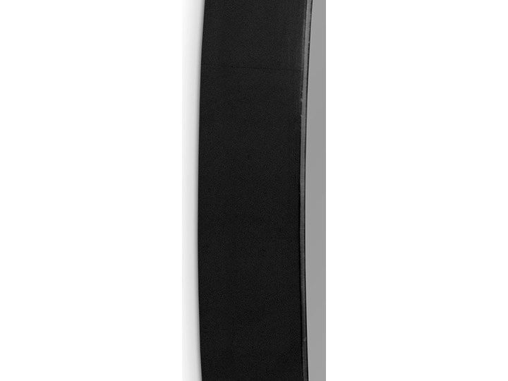 Podłużne lustro w czarnej ramie 21x77x4 cm 16F-572 Lustro z ramą Owalne Ścienne Pomieszczenie Sypialnia