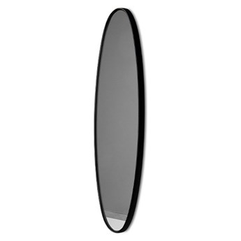 Podłużne lustro w czarnej ramie 21x77x4 cm 16F-572