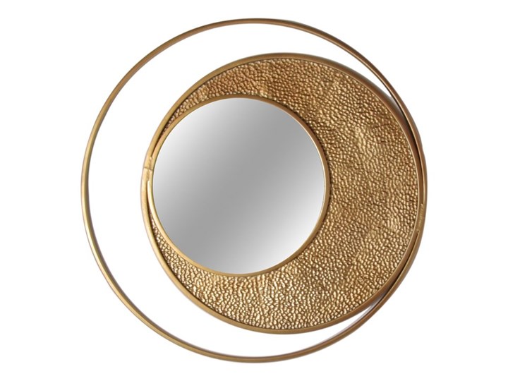 PROMO 2 w cenie 1 Złote okrągłe lustro Ø80 cm TOY68-6727 Kolor Złoty