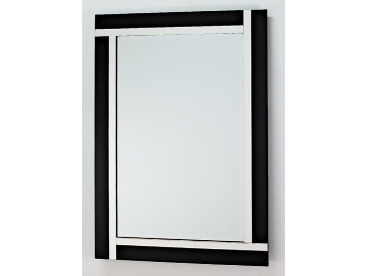 Lustro w lustrzanej oprawie 70x100 cm TM8004 Prostokątne Lustro z ramą Ścienne Kolor Czarny