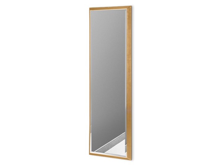 Nowoczesne lustro w złotej ramie 23 x 83 cm 12F-390 Ścienne Pomieszczenie Łazienka Kolor Złoty