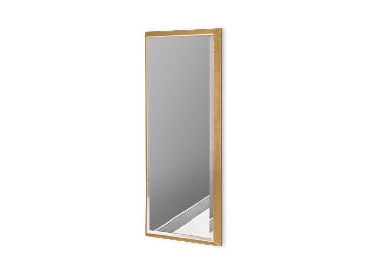 Nowoczesne lustro w złotej ramie 18 x 53 cm 12F-390