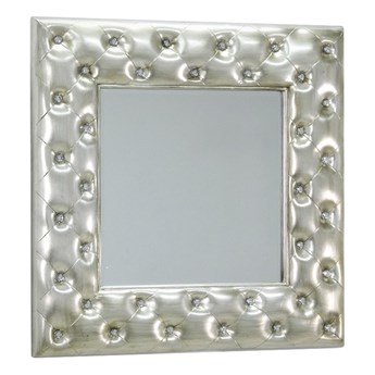 "Pikowane" lustro z kryształkami 98x98 cm PU126