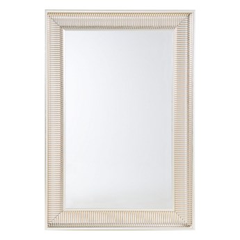 Beliani Lustro wiszące złote 60 x 90 cm syntetyczna rama styl nowoczesny glam