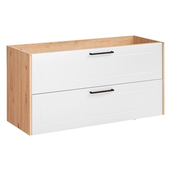 Szafka pod umywalkę CRES 854 dąb artisan / biały
