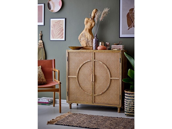 Figurka z drewna tekowego Bloomingville Lenoa, wys. 70 cm Kategoria Figury i rzeźby Drewno Kolor Beżowy