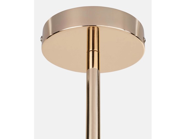 LAMPA WISZĄCA SUFITOWA NOWOCZESNA ZŁOTA PETRICA W16 LUMINA DECO Lampa z abażurem Szkło Ilość źródeł światła 16 źródeł Metal Lampa z kloszem Pomieszczenie Salon