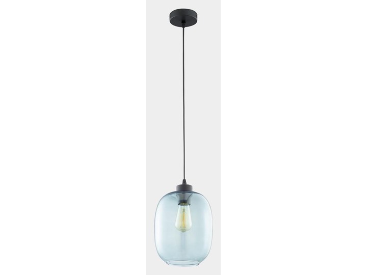 Żyrandol na lince ELIO 1xE27/60W/230V niebieski Szkło Metal Kategoria Lampy wiszące
