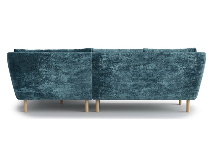 Narożnik Zoya, Teal, lewy Szerokość 248 cm Głębokość 160 cm Wysokość 81 cm Nóżki Na nóżkach