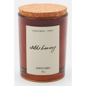 Sinsay - Świeca zapachowa Wild Honey - Brązowy