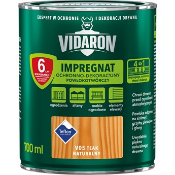 VIDARON IMPREGNAT TEAK NATURALNY 0.7L