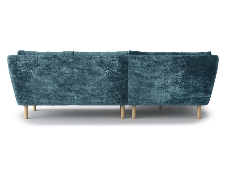 Narożnik Zoya, Teal, prawy Szerokość 248 cm Głębokość 160 cm Kolor Turkusowy Wysokość 81 cm Rozkładanie Rozkładany