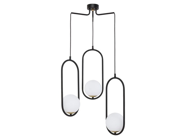 Jupiter 1727 - Żyrandol na lince IGON 3xE14/40W/230V Mosiądz Szkło Metal Kategoria Lampy wiszące