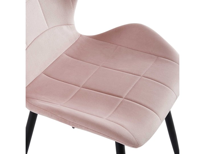 Krzesło tapicerowane DC-6300 różowy welur 44 Styl Nowoczesny Metal Tkanina Tworzywo sztuczne Kategoria Krzesła kuchenne