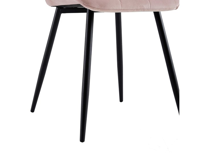 Krzesło tapicerowane DC-6300 różowy welur 44 Styl Nowoczesny Tworzywo sztuczne Tkanina Metal Kategoria Krzesła kuchenne