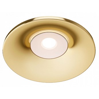 Sufitowa LAMPA wpust BARRET  DL041-01G Maytoni metalowa OPRAWA plafoniera okrągłe oczko złote