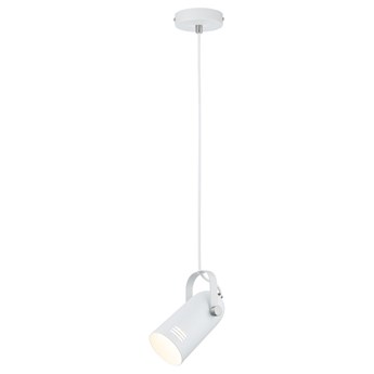 SELSEY Lampa wisząca Nibbler w formie reflektora biała