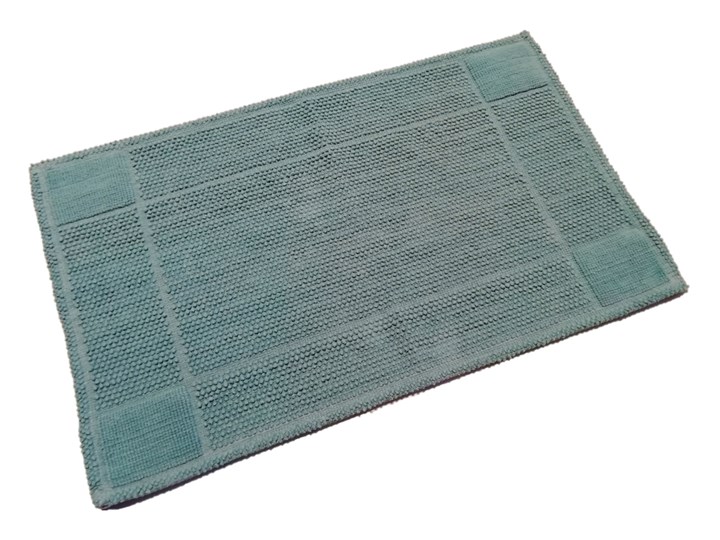 SELSEY Dywanik do łazienki Herbs 50x80 cm morski Bawełna Prostokątny Kategoria Dywaniki łazienkowe