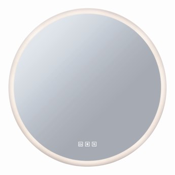 SELSEY Lustro ścienne Itacaiunas LED średnica 60 cm okrągłe