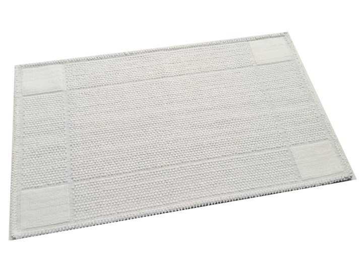 SELSEY Dywanik do łazienki Herbs 50x80 cm kremowy Prostokątny Bawełna Kolor Beżowy