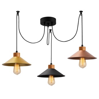 SELSEY Lampa wisząca Jaspara kaskada x3