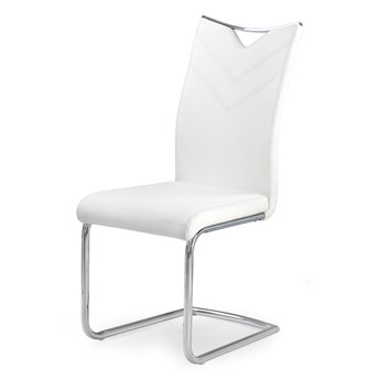 SELSEY Krzesło tapicerowane Kondo białe