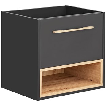 Szafka pod umywalkę HILTON 820 szary cosmos / dąb artisan