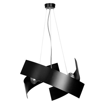Czarna loftowa lampa wisząca z regulacją - D026-Harren