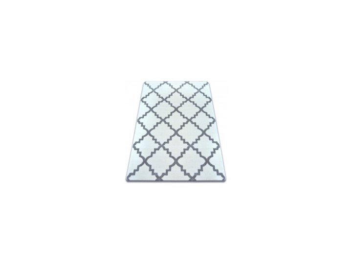 Dywan biały wzor szary koniczyna marokańska wybierz rozmiar”TRELLIS BASIC ”