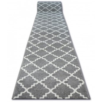 CHODNIK SZARY WZOR BIAŁY KONICZYNA MAROKAŃSKA WYBIERZ ROZMIAR”TRELLIS BASIC ” Grey
