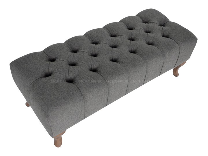 ŁAWECZKA PIKOWANA GREY WOOL ST'GERMAIN