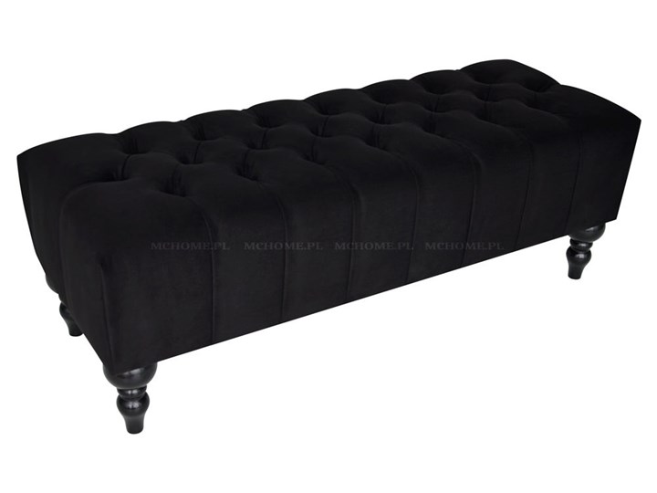 ŁAWECZKA PIKOWANA BLACK VELVET"ST'GERMAIN"