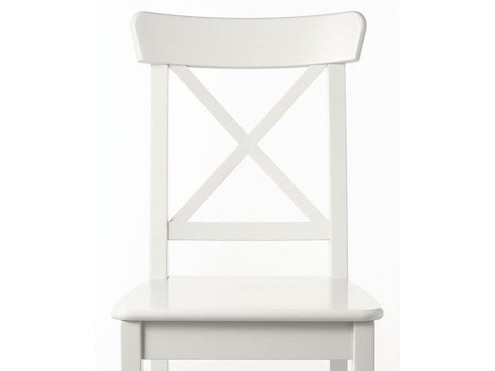 IKEA INGOLF Krzesło, Biały, Przetestowano dla: 110 kg Wysokość 91 cm Głębokość 52 cm Szerokość 43 cm Kategoria Krzesła kuchenne Drewno Rodzaj(n) Krzesła