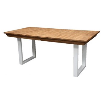 PADUA Stół rozkładany #1519 Dąb olejowany + metal 180-280x90 cm