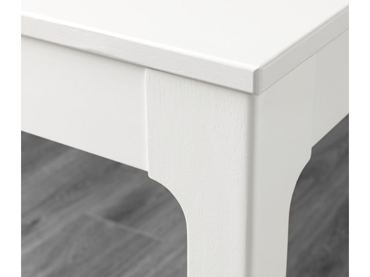 IKEA EKEDALEN / EKEDALEN Stół i 2 krzesła, biały/Hakebo beżowy, 80/120 cm Pomieszczenie Jadalnia