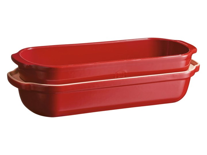 Czerwona ceramiczna forma na chleb Emile Henry, 39x16,5 cm Kategoria Naczynia do zapiekania
