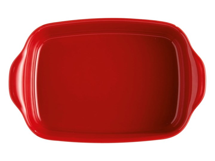 Czerwona ceramiczna prostokątna misa do zapiekania Emile Henry, 30x19 cm Kategoria Naczynia do zapiekania