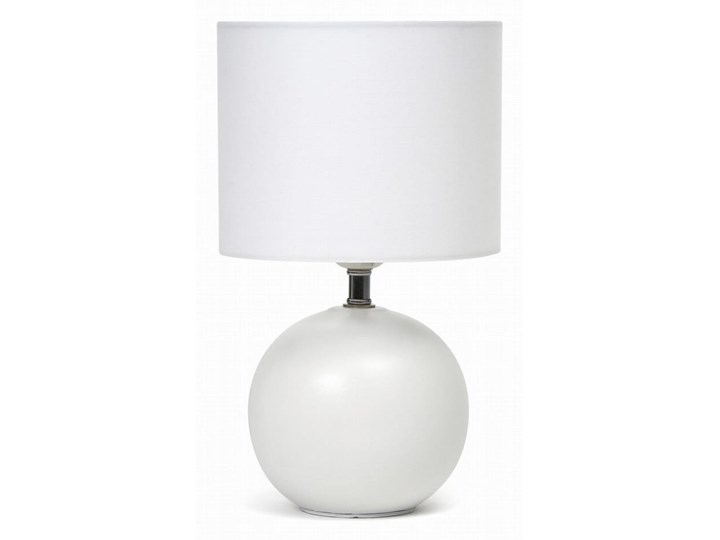 Lampa stołowa 1xE27/25W/230V biała Wysokość 28 cm Kolor Biały Ceramika Metal Styl Nowoczesny