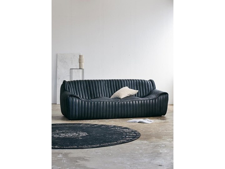 DYWAN GRAND KOLOR DARK BLACK NORDAL śr. 240 Dywany 240x240 cm Wełna Dywaniki Bawełna Poliester Kolor Czarny