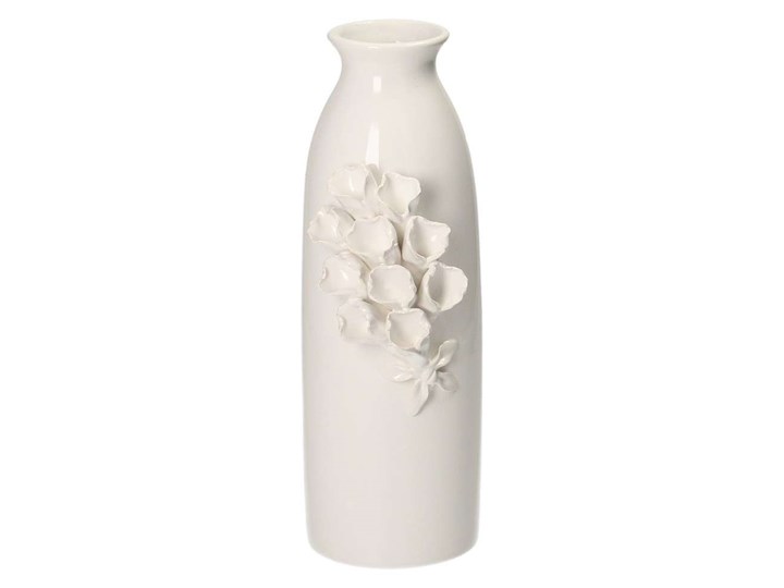 Wazon White Bells 28cm, 9 x 9 x 28 cm Ceramika Kolor Biały
