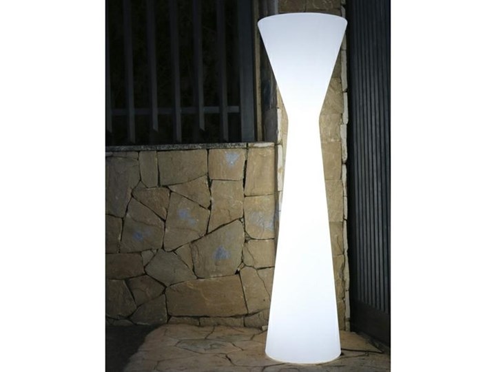 NEW GARDEN lampa podłogowa KONIKA 170 B biała - LED, wbudowana bateria Kolor Biały