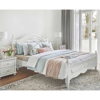 Białe łóżko 180x200 cm Caroline