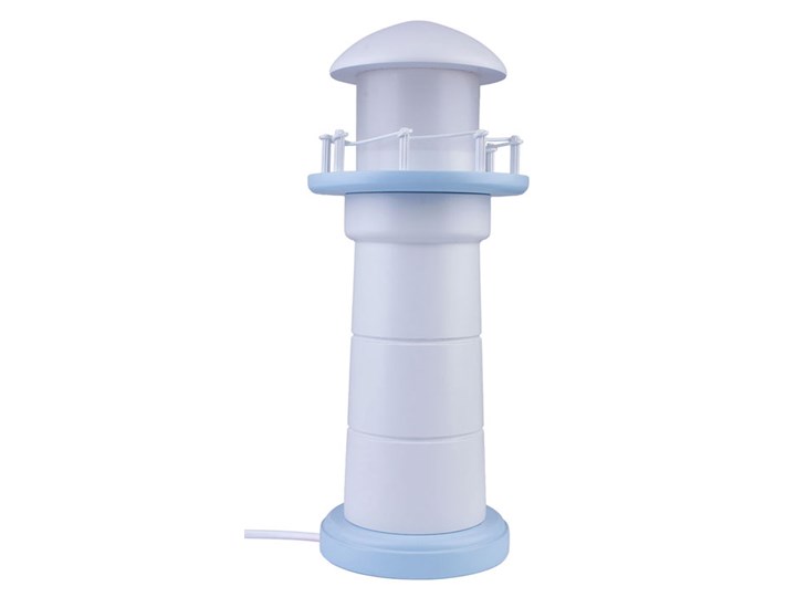 Biało-niebieska mała lampka dziecięca LED latarnia - S186-Dinos Lampa stojąca Kolor Lampa biurkowa Kolor Biały