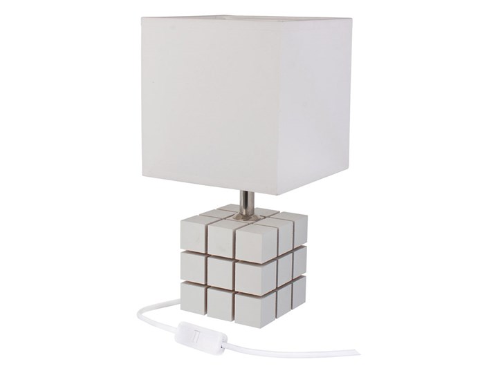 Biała lampka nocna dziecięca kostka - S187-Rubles Lampa biurkowa Lampa stojąca Kolor Biały