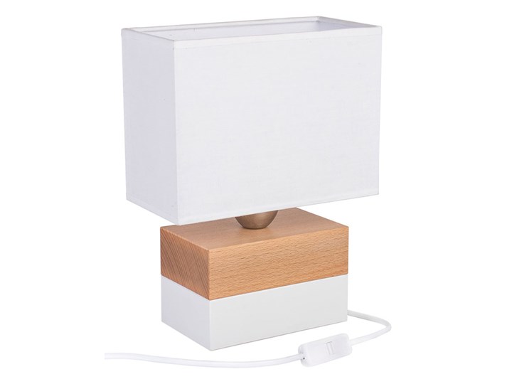 Biała lampka na biurko dla dzieci - S188-Kaspi Lampa biurkowa Lampa stojąca Kolor Biały