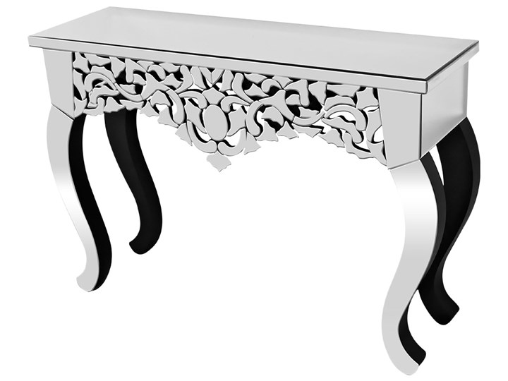Lustrzana konsola z orientalnym ornamentem 120x37x83 cm 16TM519
