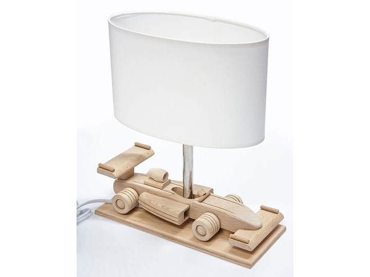 Biała lampka nocna dla dzieci wyścigówka - S191-Texan Lampa stojąca Lampa biurkowa Kategoria Lampy dziecięce