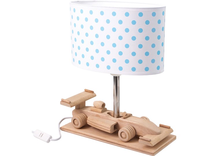 Biało-niebieska lampka nocna dziecięca auto - S191-Texan Lampa stojąca Lampa biurkowa Kategoria Lampy dziecięce Kolor Wielokolorowy