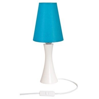 Biało-niebieska lampka nocna do pokoju dziecka - S192-Larix