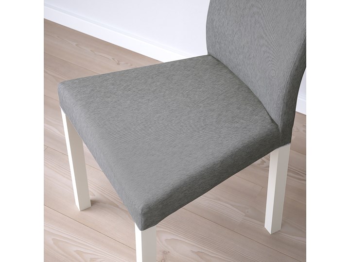 IKEA EKEDALEN / KÄTTIL Stół i 4 krzesła, biały/Knisa jasnoszary, 120/180 cm Liczba krzeseł 6 krzeseł